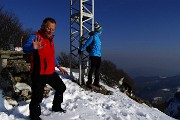 Salita pomeridiana al MONTE SUCHELLO (1541 m) ben innevato da Costa Serina 1l 10 marzo 2016  - FOTOGALLERY